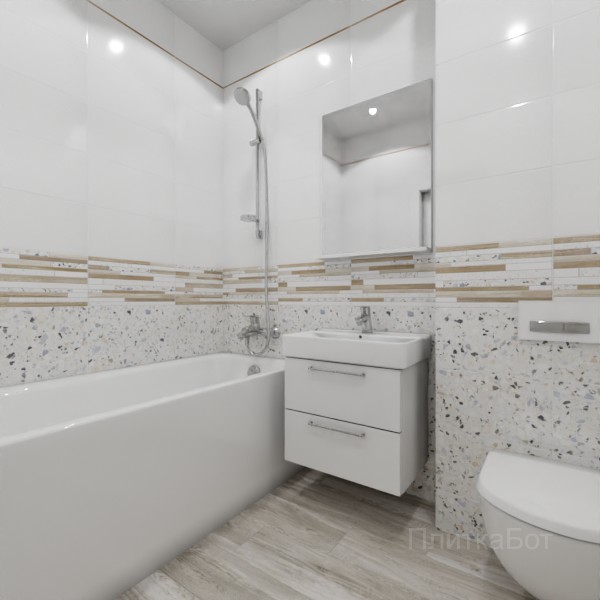 ALMA ceramica 2026, Бильбао, Низ-верх, декор и полоса, палубная №10