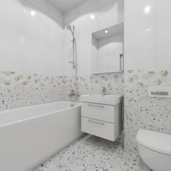 ALMA ceramica 2026, Бильбао, Низ-верх, декор и полоса №1