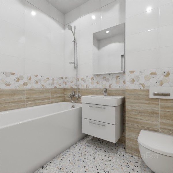 ALMA ceramica 2026, Бильбао, Низ-верх, декор и полоса №3