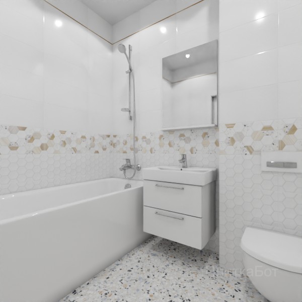 ALMA ceramica 2026, Бильбао, Низ-верх, декор и полоса №8