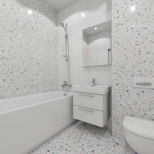 ALMA ceramica 2026, Бильбао, Контрастные стены, контраст у инсталляции №1