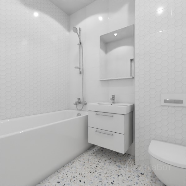 ALMA ceramica 2026, Бильбао, Контрастные стены, контраст у инсталляции №2