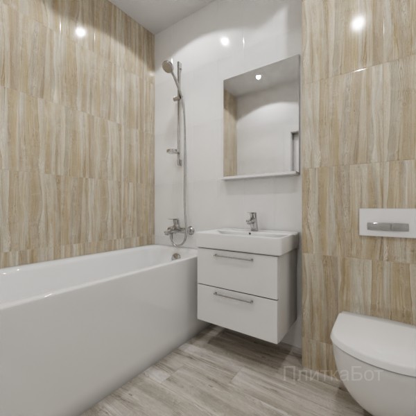 ALMA ceramica 2026, Бильбао, Контрастные стены вертикально, контраст у инсталляции, палубная №3