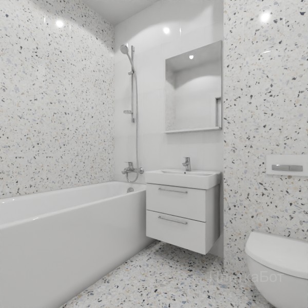ALMA ceramica 2026, Бильбао, Контрастные стены вертикально, контраст у инсталляции №1