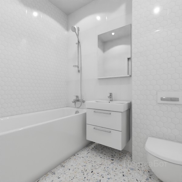 ALMA ceramica 2026, Бильбао, Контрастные стены вертикально, контраст у инсталляции №2