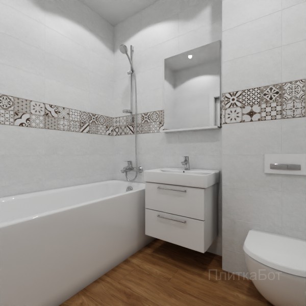 ALMA ceramica 2026, Бохо, Декор по центру, палубная