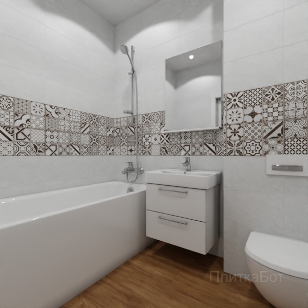 ALMA ceramica 2026, Бохо, Два декора, палубная