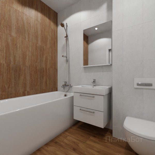ALMA ceramica 2026, Бохо, Контрастные стены вертикально, палубная №1