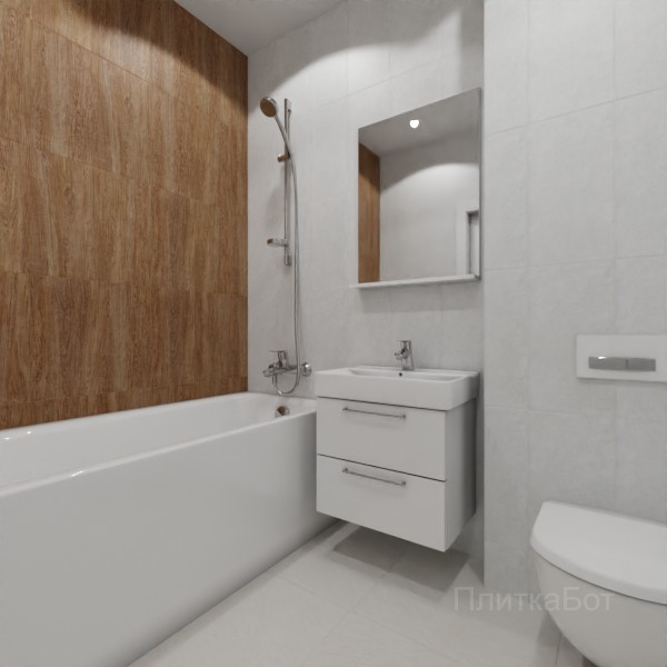 ALMA ceramica 2026, Бохо, Контрастные стены вертикально №1