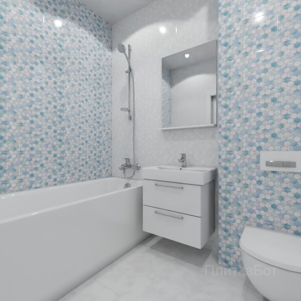 ALMA ceramica 2026, Болле, Контрастные стены, контраст у инсталляции №1