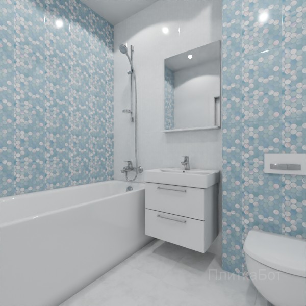 ALMA ceramica 2026, Болле, Контрастные стены вертикально, контраст у инсталляции №10