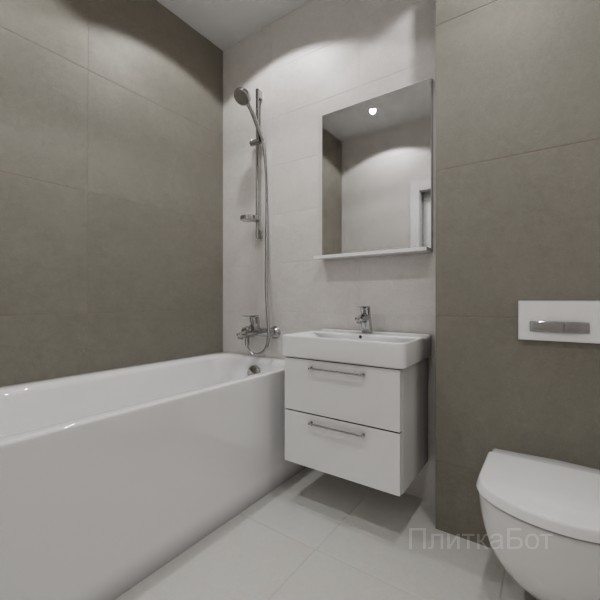 ALMA ceramica 2026, Бонд, Контрастные стены, контраст у инсталляции №9