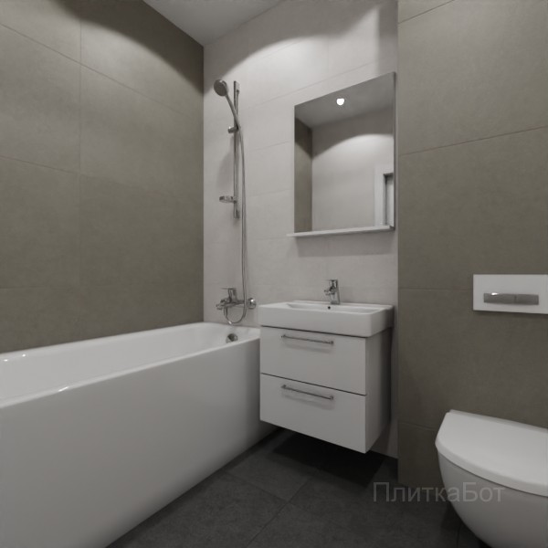 ALMA ceramica 2026, Бонд, Контрастные стены, контраст у инсталляции №10