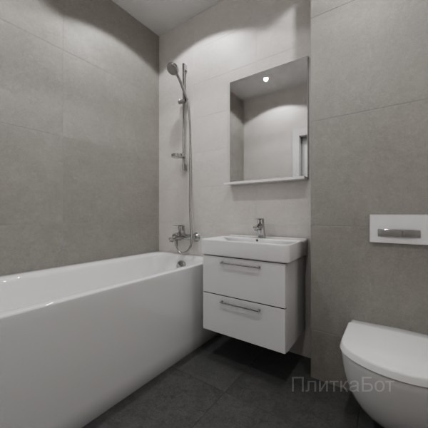 ALMA ceramica 2026, Бонд, Контрастные стены, контраст у инсталляции №14