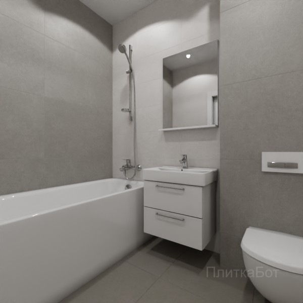 ALMA ceramica 2026, Бонд, Контрастные стены, контраст у инсталляции №15