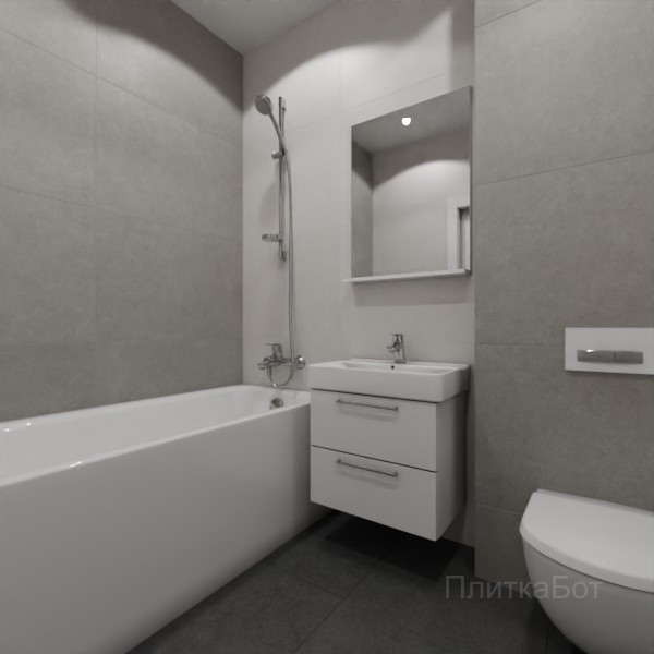 ALMA ceramica 2026, Бонд, Контрастные стены, контраст у инсталляции №30
