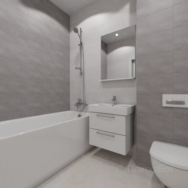ALMA ceramica 2026, Бонита, Контрастные стены, контраст у инсталляции №4