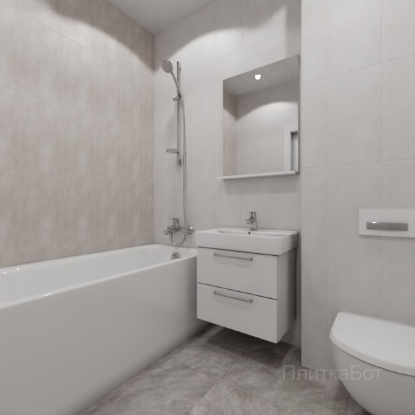 ALMA ceramica 2026, Бонита, Контрастные стены вертикально №1