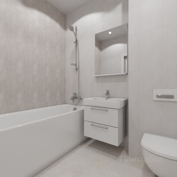 ALMA ceramica 2026, Бонита, Контрастные стены вертикально №2