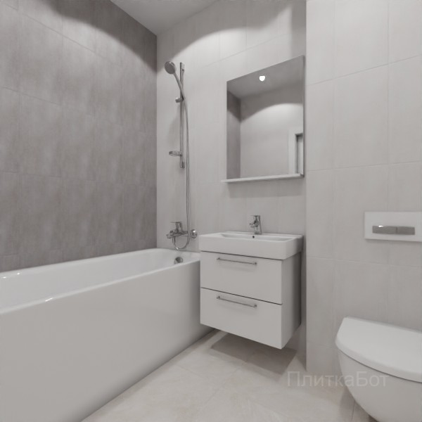 ALMA ceramica 2026, Бонита, Контрастные стены вертикально №4
