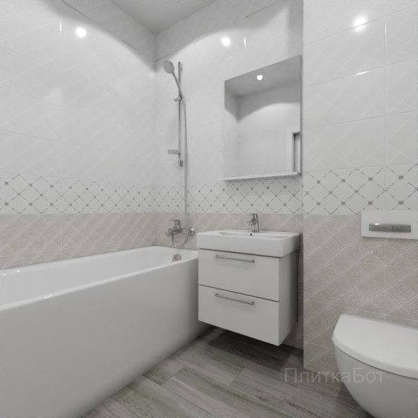 ALMA ceramica 2026, Брента, Низ-верх, декор и полоса, палубная №2