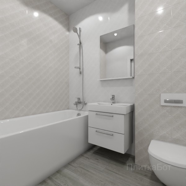 ALMA ceramica 2026, Брента, Контрастные стены, контраст у инсталляции, палубная №2
