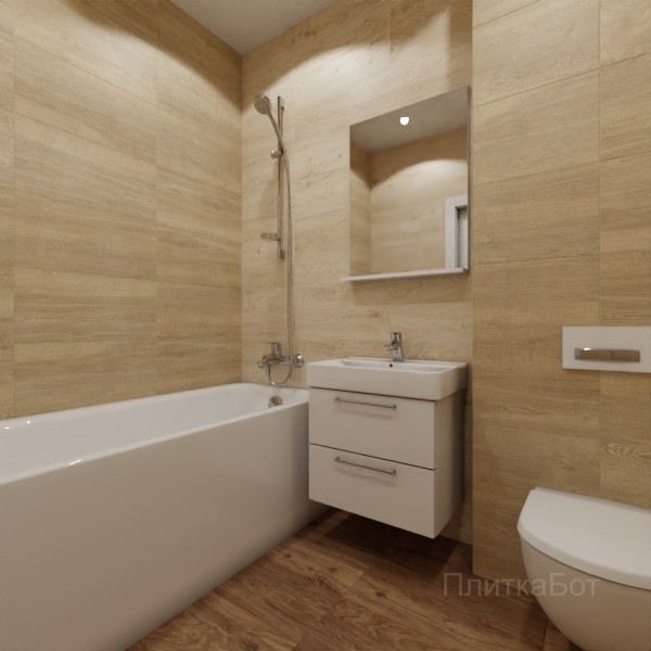 ALMA ceramica 2026, Брентвуд, Контрастные стены, контраст у инсталляции №2