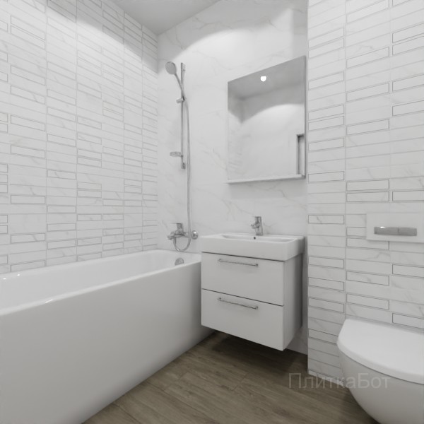 ALMA ceramica 2026, Бронкс, Контрастные стены, контраст у инсталляции, палубная №2