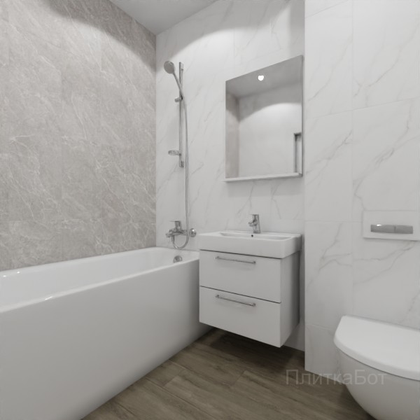 ALMA ceramica 2026, Бронкс, Контрастные стены вертикально, палубная №3