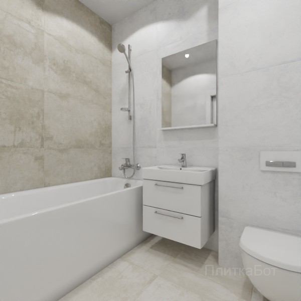 ALMA ceramica 2026, Цементо, Контрастные стены №1