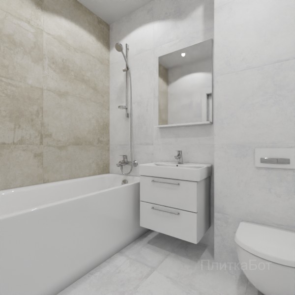 ALMA ceramica 2026, Цементо, Контрастные стены №2
