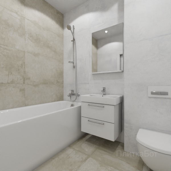 ALMA ceramica 2026, Цементо, Контрастные стены №3