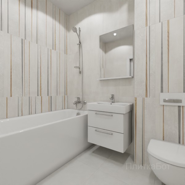 ALMA ceramica 2026, Дакар, Контрастные стены вертикально, контраст у инсталляции №1