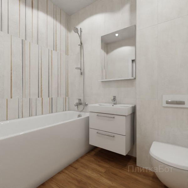 ALMA ceramica 2026, Дакар, Контрастные стены вертикально, палубная №1
