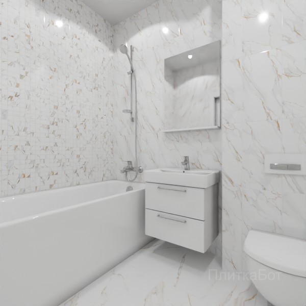 ALMA ceramica 2026, Дакота, Контрастные стены вертикально №1