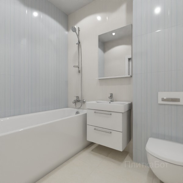 ALMA ceramica 2026, Дель Мар, Контрастные стены вертикально, контраст у инсталляции №3