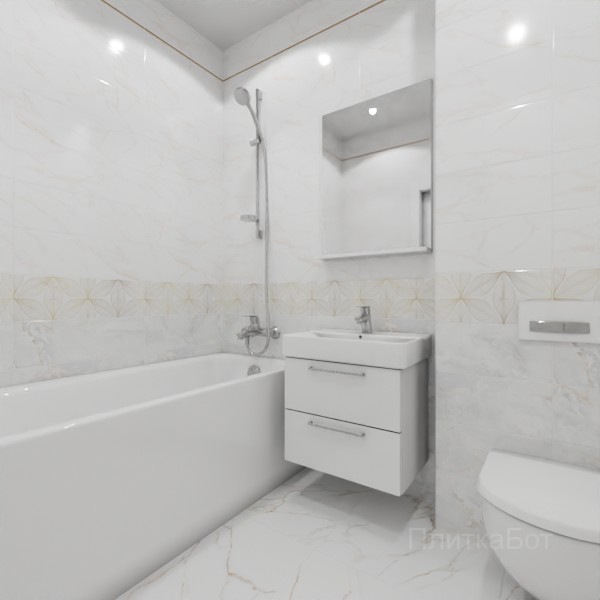 ALMA ceramica 2026, Дея, Низ-верх, декор и полоса