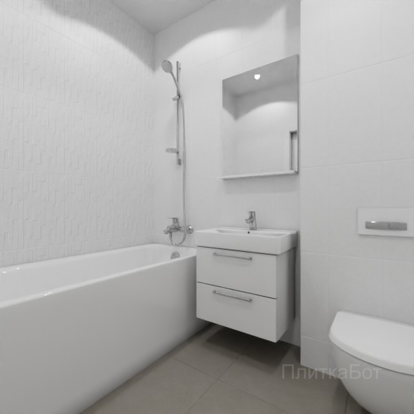 ALMA ceramica 2026, Дискавер (сер), Контрастные стены вертикально №1