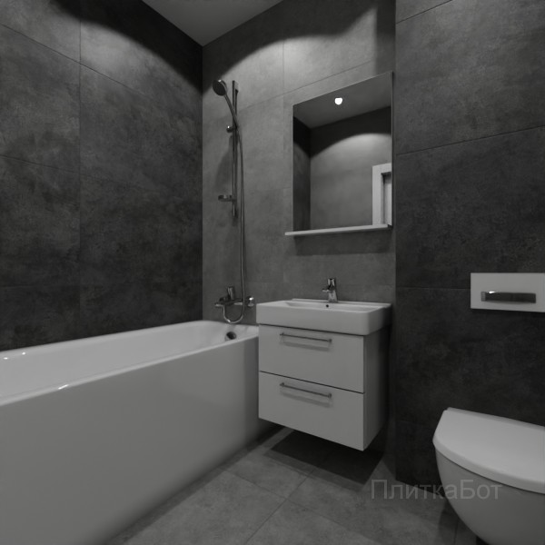 ALMA ceramica 2026, Драйв, Контрастные стены, контраст у инсталляции №2