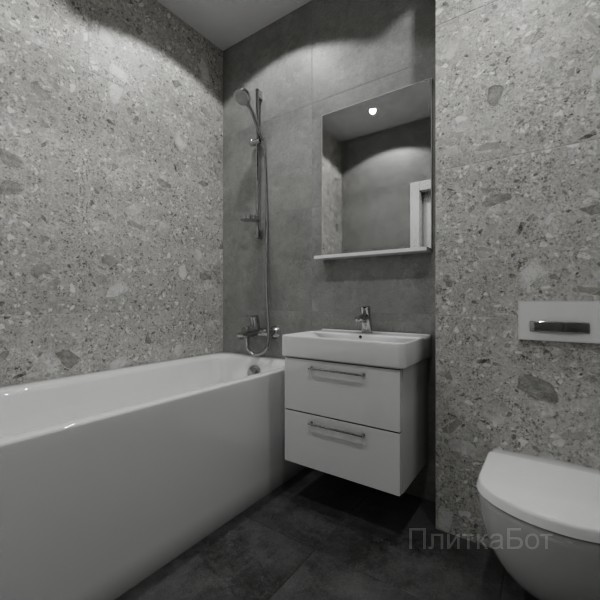 ALMA ceramica 2026, Драйв, Контрастные стены, контраст у инсталляции №3