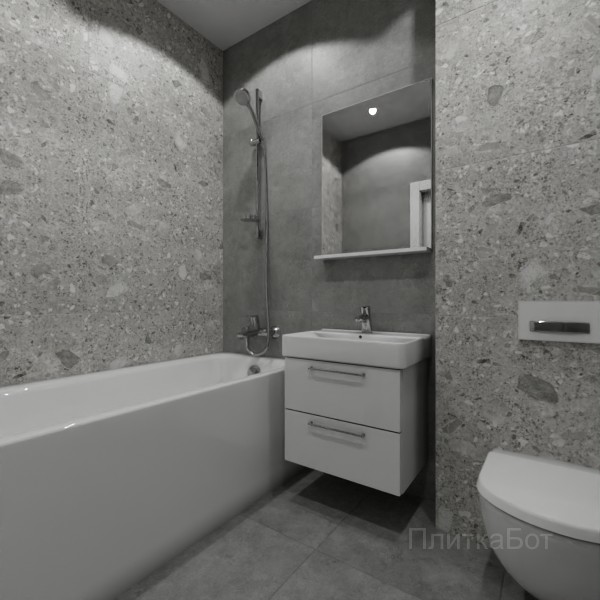 ALMA ceramica 2026, Драйв, Контрастные стены, контраст у инсталляции №4