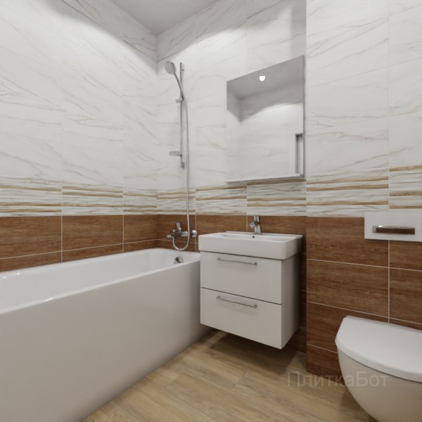 ALMA ceramica 2026, Эйфория, Низ-верх, декор и полоса, палубная №1