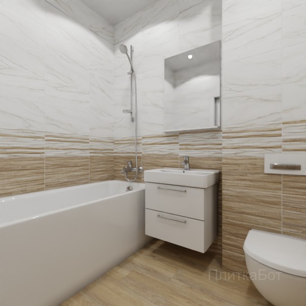 ALMA ceramica 2026, Эйфория, Низ-верх, декор и полоса, палубная №4