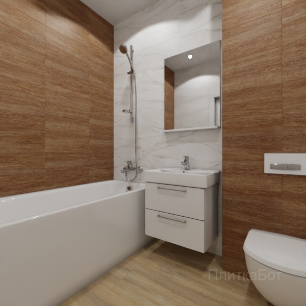 ALMA ceramica 2026, Эйфория, Контрастные стены, контраст у инсталляции, палубная №1