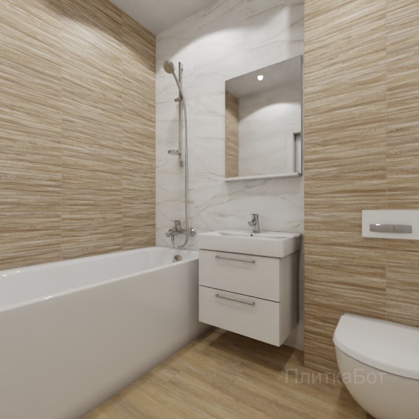 ALMA ceramica 2026, Эйфория, Контрастные стены, контраст у инсталляции, палубная №4