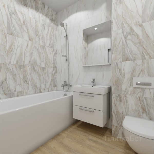 ALMA ceramica 2026, Эйфория, Контрастные стены вертикально, контраст у инсталляции, палубная №5