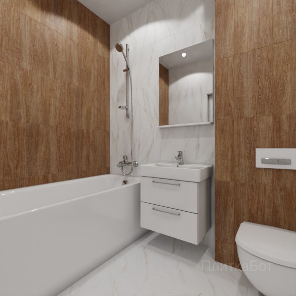 ALMA ceramica 2026, Эйфория, Контрастные стены вертикально, контраст у инсталляции №1