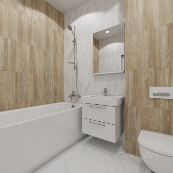 ALMA ceramica 2026, Эйфория, Контрастные стены вертикально, контраст у инсталляции №3