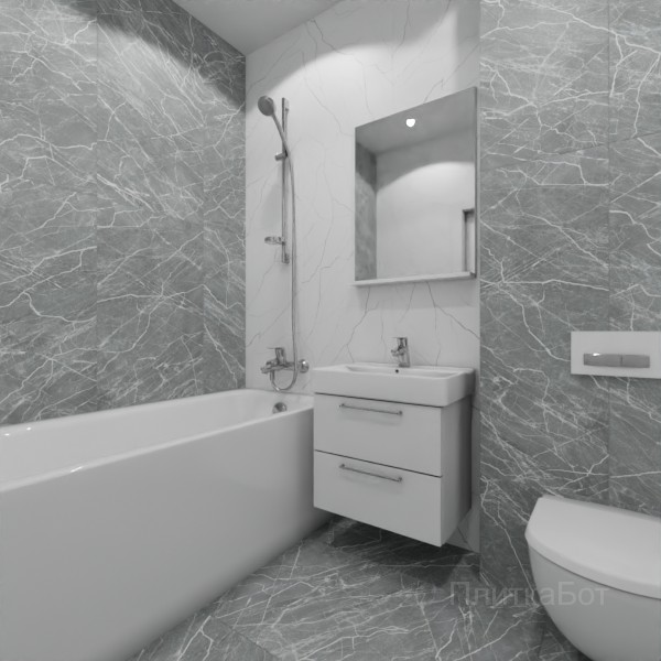 ALMA ceramica 2026, Эмоушн, Контрастные стены вертикально, контраст у инсталляции
