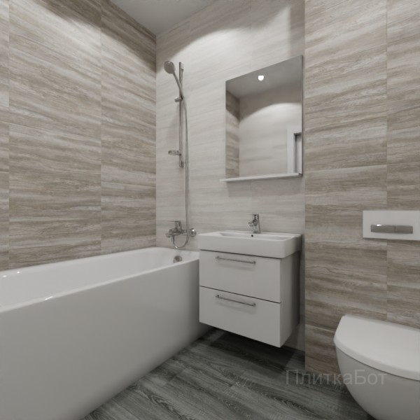 ALMA ceramica 2026, Ферро, Контрастные стены, контраст у инсталляции, палубная №1